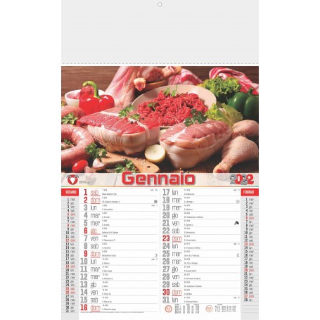 Calendari illustrati Carne